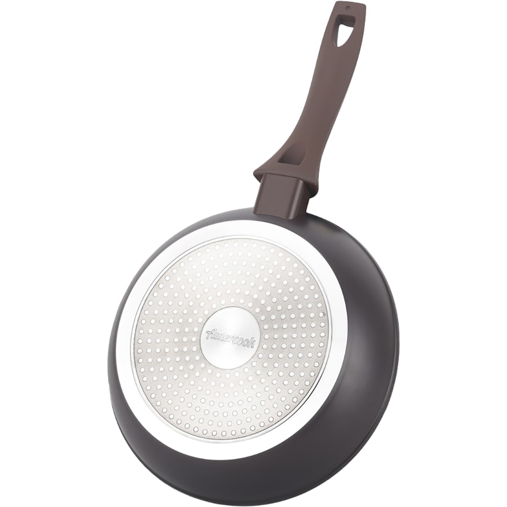 Tigaie AMERCOOK Avocado AC0108401.28, 28 cm, aluminiu forjat, negru-verde