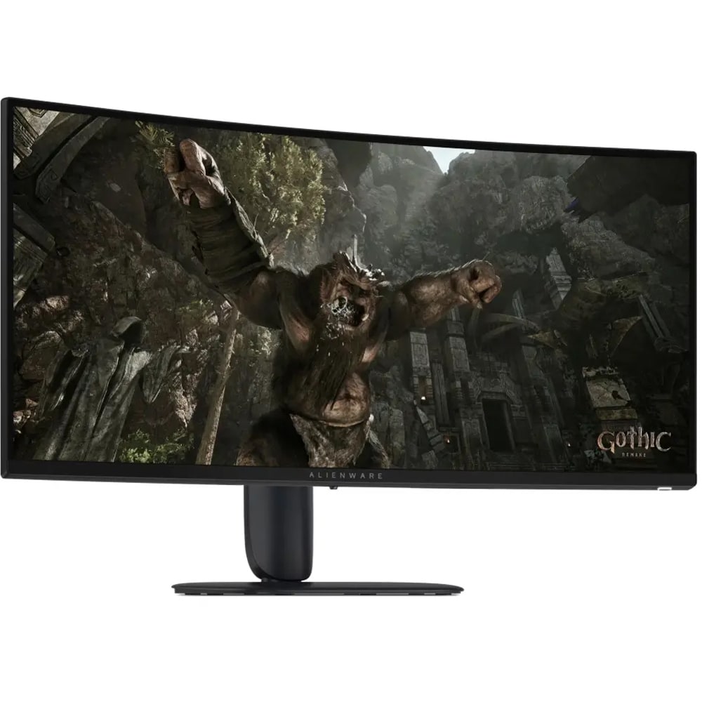Monitor Gaming curbat LED VA Dell Alienware AW3426DWM, 34", WQHD, 240Hz, AMD FreeSync, HDR, negru