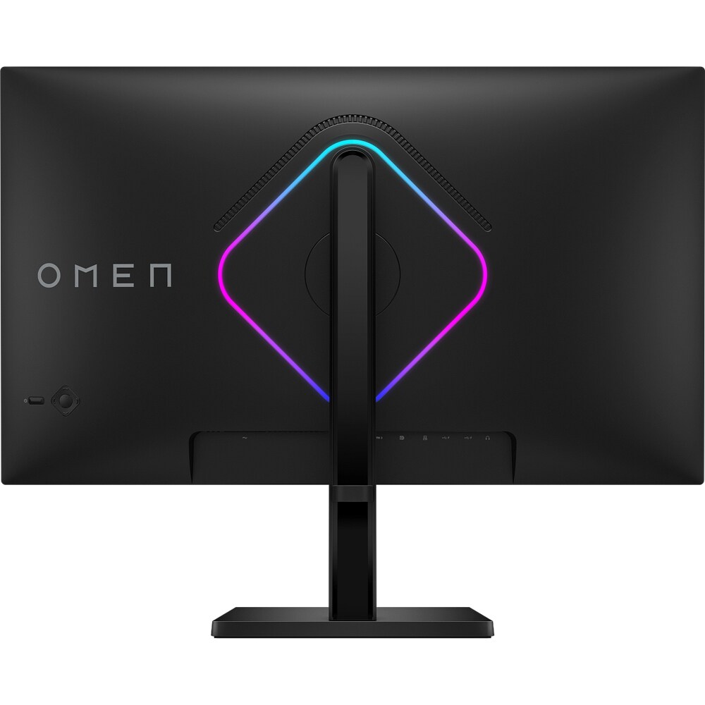 Monitor Gaming LED IPS HP Omen 27qs G2, 27", QHD, 240Hz, NVIDIA G-SYNC compatabil, boxe, pivot, negru