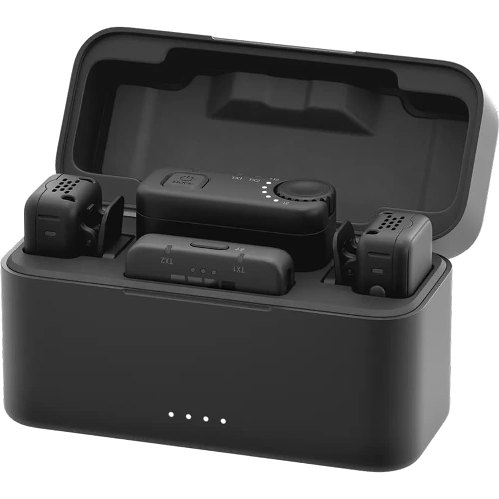 Kit Microfon GoPro Mic, (2 x Mic), Wi-Fi, negru