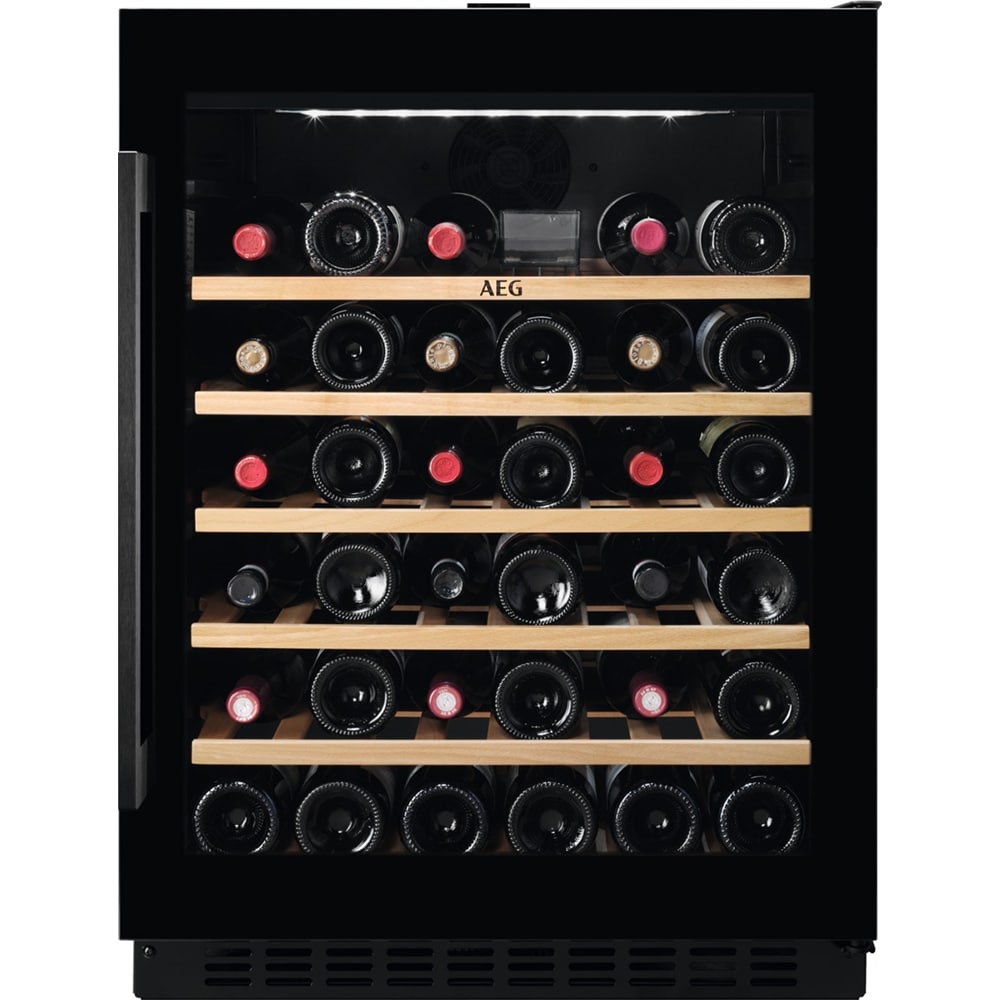 Racitor de vinuri incorporabil AEG AWS4052B5B, 52 sticle, H 82 cm, Clasa G