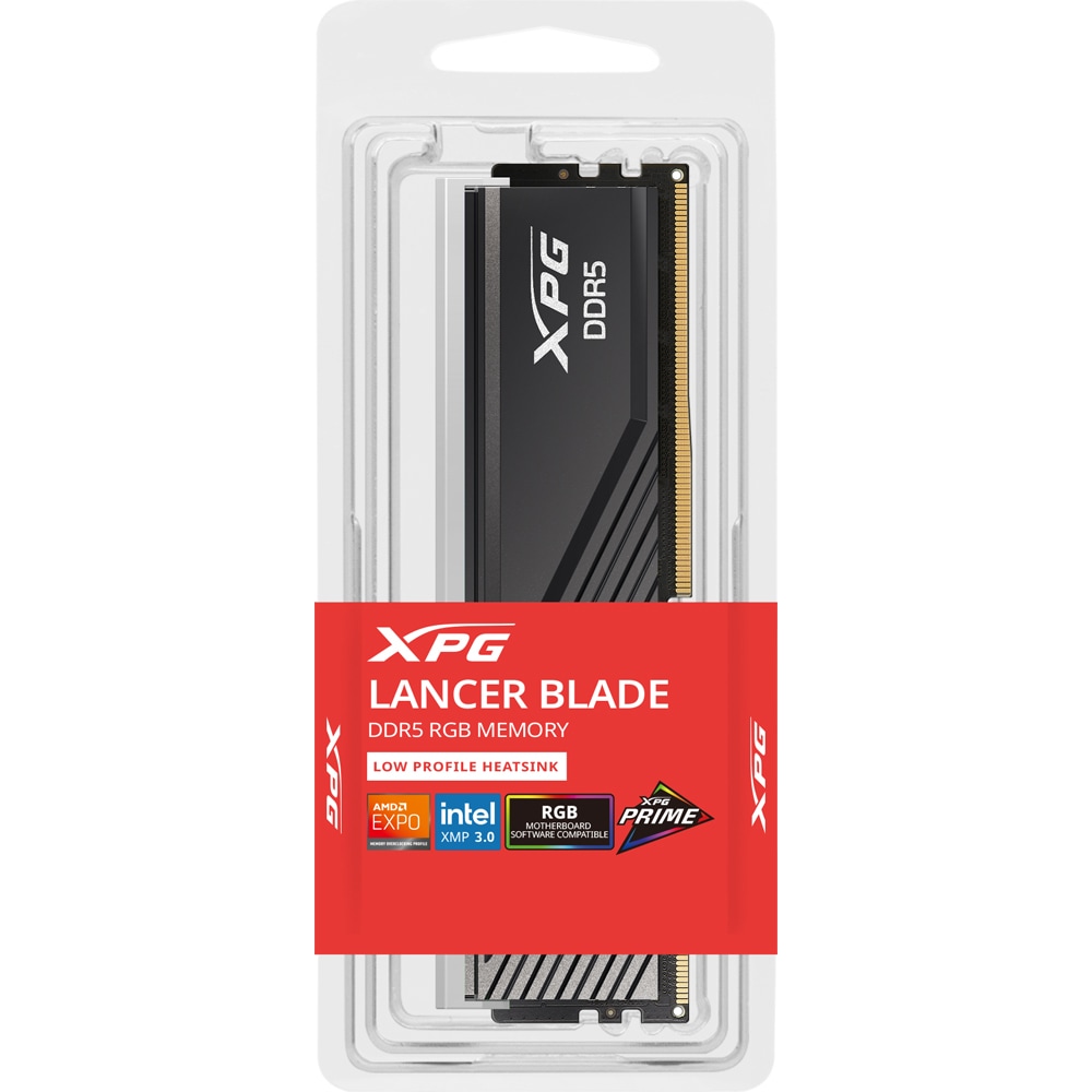 Memorie desktop ADATA Lancer Blade RGB, 16GB DDR5, 6000MHz, CL36, AX5U6000C3616G-SLABR
