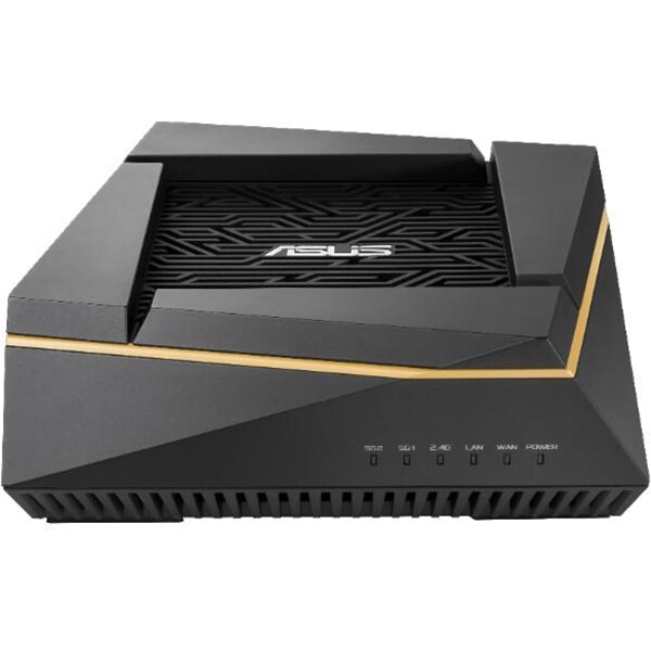 Sistem Wireless Mesh Gigabit ASUS AiMesh AX6100,  Wi-Fi 6, Tri-Band 400 + 867 + 4804 Mbps, 2 Buc, negru