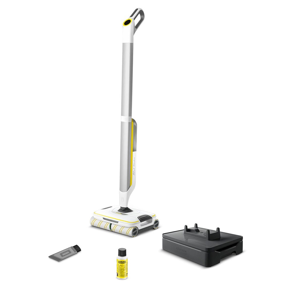 Mop electric KARCHER FC 8 Smart Signature Line, 0.2l, 25.5V, autonomie max 60 min, alb-argintiu