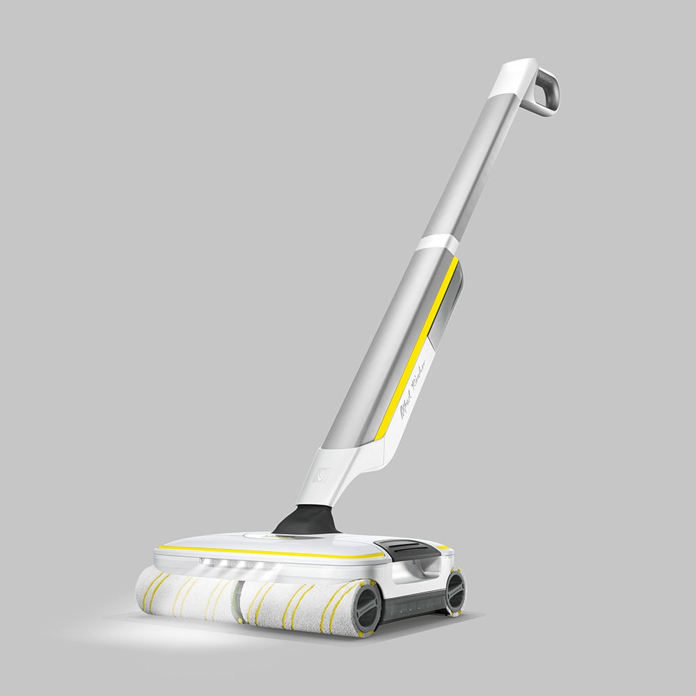 Mop electric KARCHER FC 8 Smart Signature Line, 0.2l, 25.5V, autonomie max 60 min, alb-argintiu