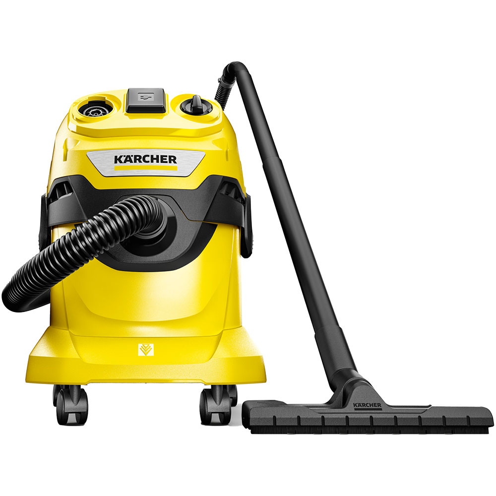 Aspirator multifunctional KARCHER  WD 4 P V-20/5/22, 20l, 1000W, 75dB, galben-negru 