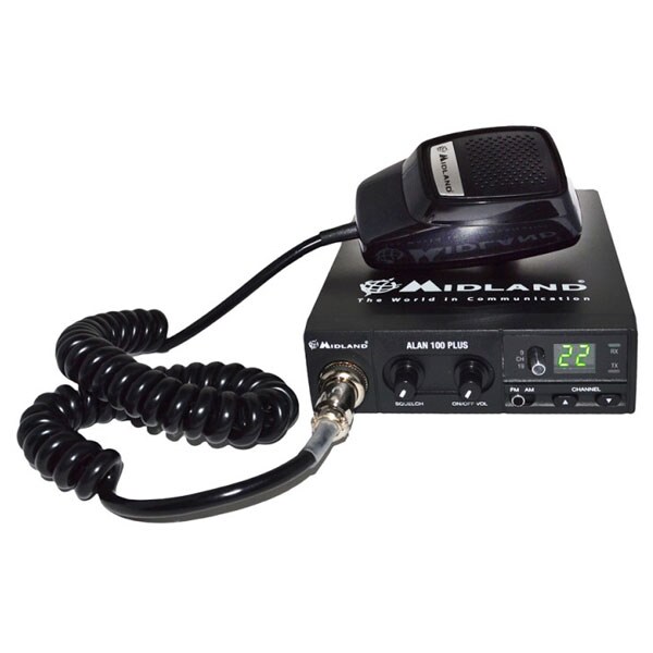 Pachet statie emisie-receptie MIDLAND Alan 100 4W + antena MIDLAND ML145 cu magnet 120/PL