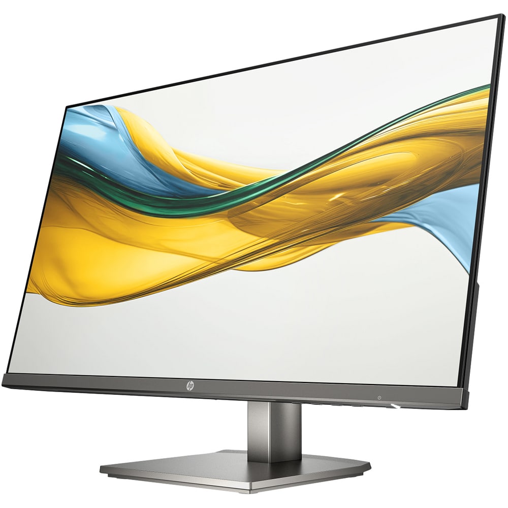 Monitor LED IPS HP Series 5 Pro 524da, 23.8", Full HD, 100Hz, boxe, argintiu - negru