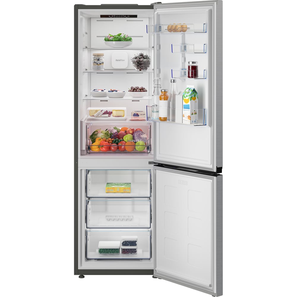 Combina frigorifica BEKO B1RCNA374HXB, No Frost, 370 l, H 186.5 cm, Clasa E, inox