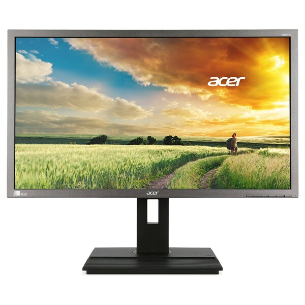 Monitor LED TN ACER B286HKYMJDPPRZ, 28", QFHD, 60Hz, gri inchis