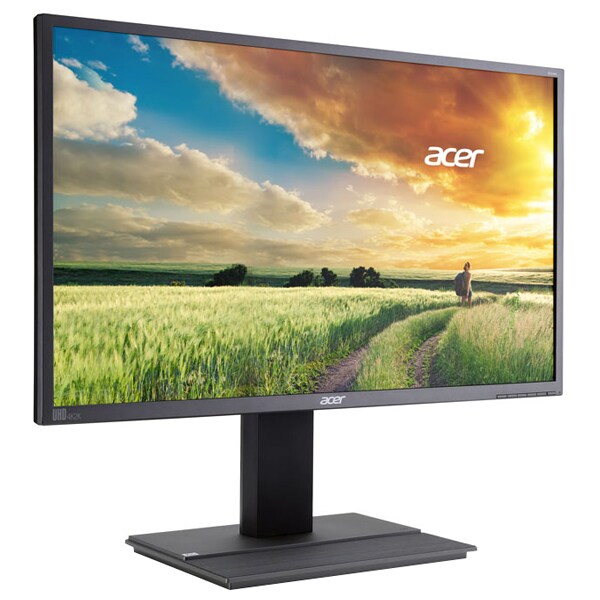 Monitor LED TN ACER B286HKYMJDPPRZ, 28", QFHD, 60Hz, gri inchis