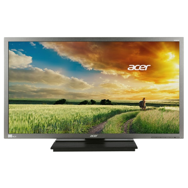 Monitor LED TN ACER B286HKYMJDPPRZ, 28", QFHD, 60Hz, gri inchis