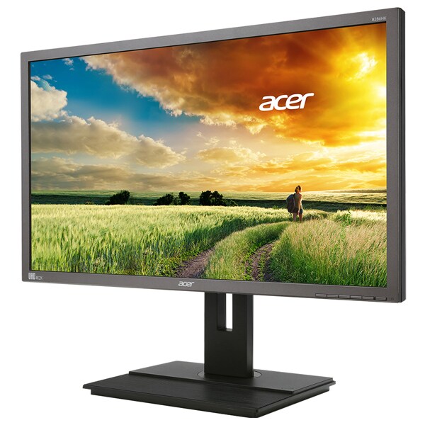 Monitor LED TN ACER B286HKYMJDPPRZ, 28", QFHD, 60Hz, gri inchis
