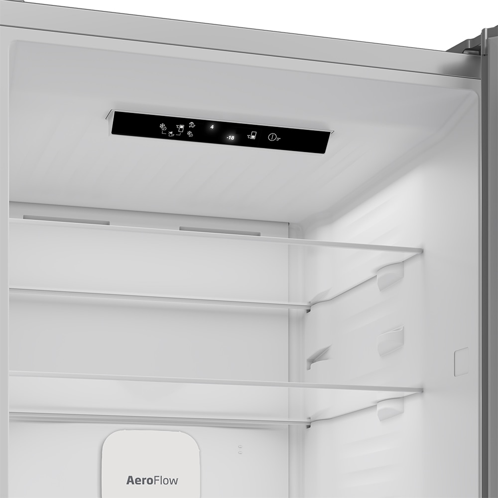 Combina frigorifica BEKO B5RCNA416HXBR, No Frost, 415 l, H 203.5 cm, Clasa C, dark inox
