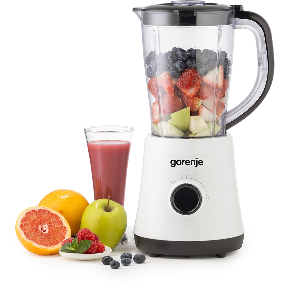 Blender GORENJE B500BW, 1.5l, 500W, 2 trepte viteza, alb-gri