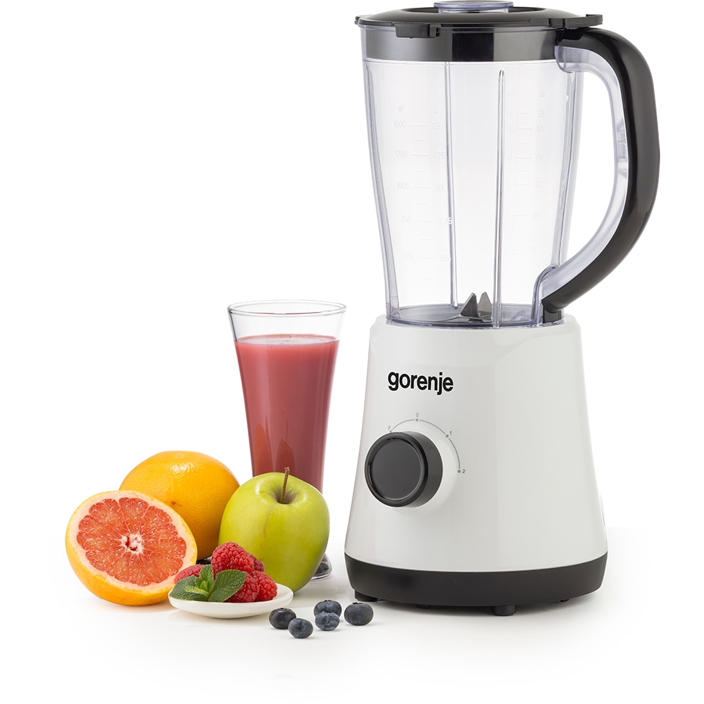 Blender GORENJE B500BW, 1.5l, 500W, 2 trepte viteza, alb-gri