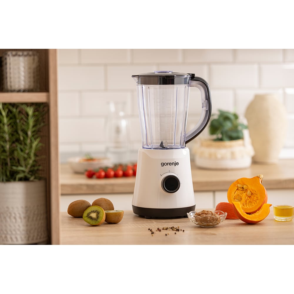 Blender GORENJE B500BW, 1.5l, 500W, 2 trepte viteza, alb-gri