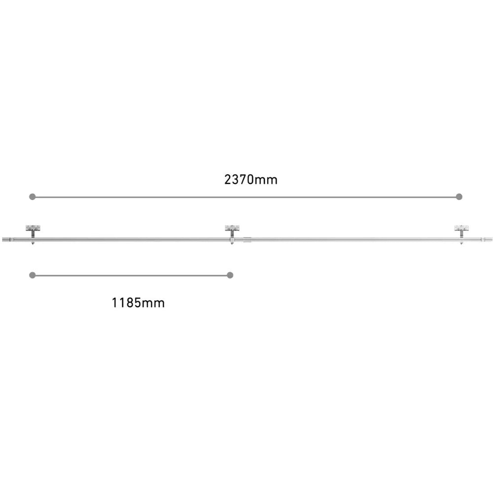 Suport panouri ANKER B5606341, 2 bucati, argintiu