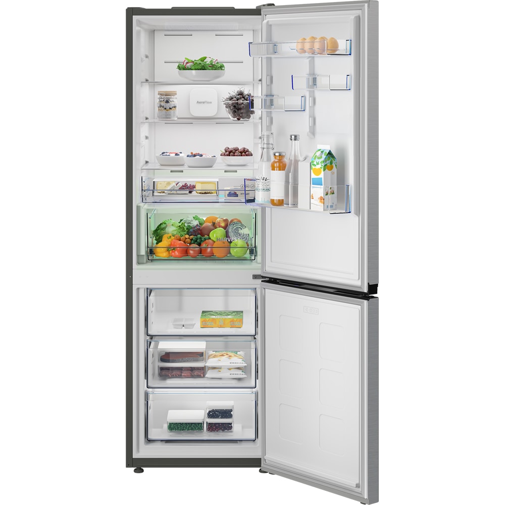 Combina frigorifica BEKO B5RCNA375HXB1, No Frost, 370 l, H 186.5 cm, Clasa D, inox