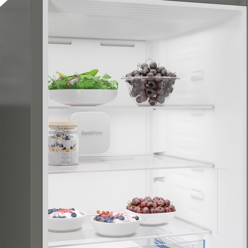 Combina frigorifica BEKO B5RCNA375HXB1, No Frost, 370 l, H 186.5 cm, Clasa D, inox