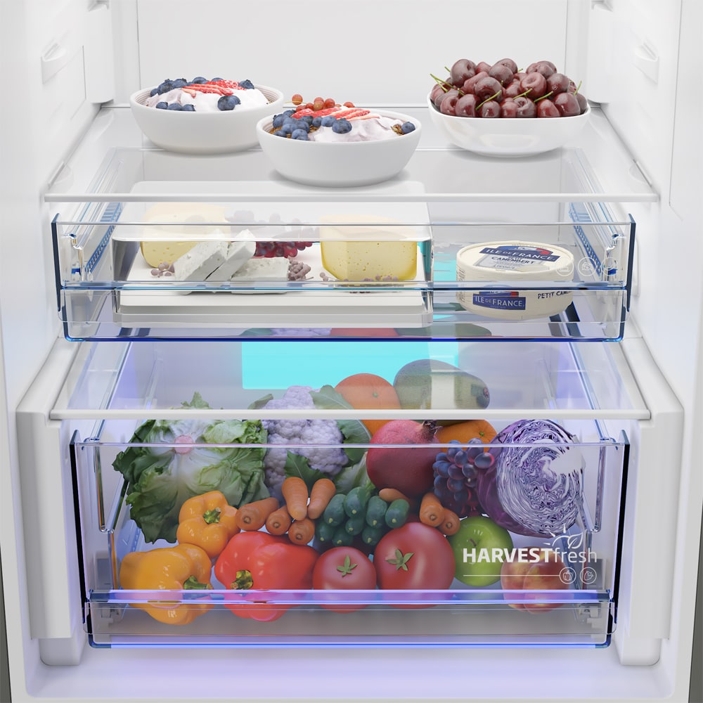 Combina frigorifica BEKO B5RCNA375HXB1, No Frost, 370 l, H 186.5 cm, Clasa D, inox
