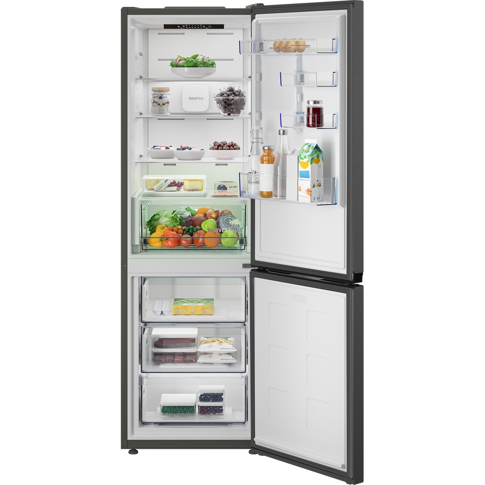 Combina frigorifica BEKO B5RCNA375HXBR, No Frost. 370 l, H 186.5 cm, Clasa D, dark inox