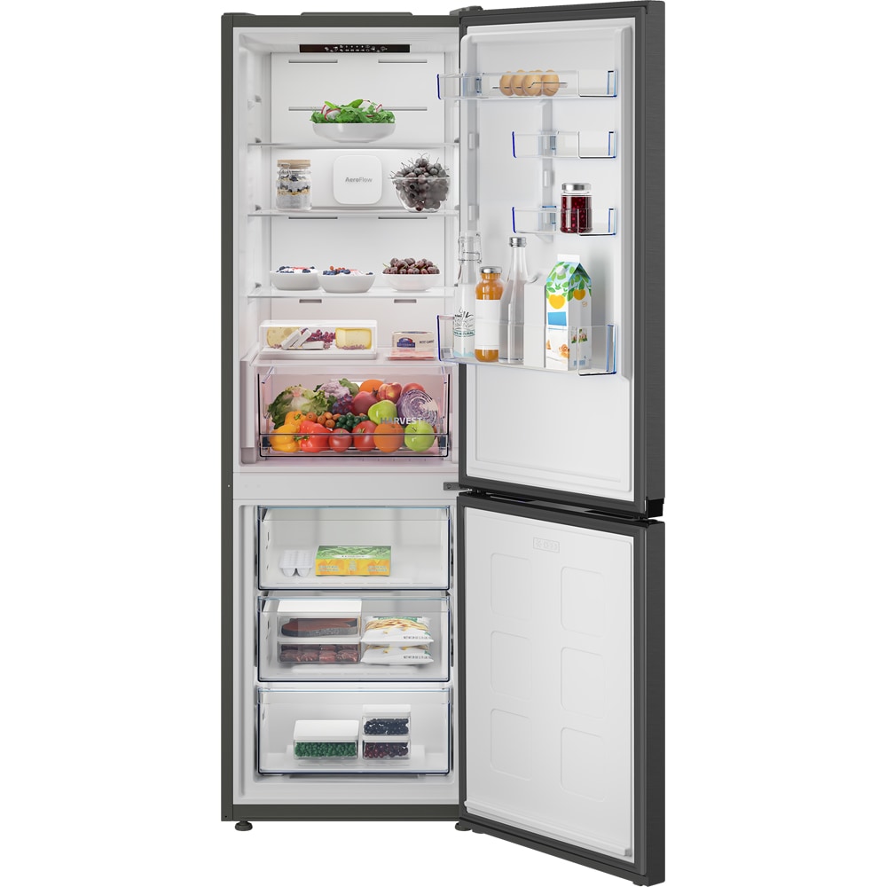 Combina frigorifica BEKO B5RCNA375HXBR, No Frost. 370 l, H 186.5 cm, Clasa D, dark inox