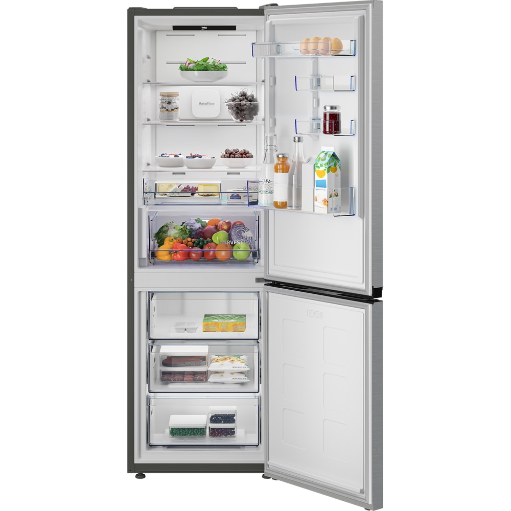 Combina frigorifica BEKO B5RCNA376HXB1, No Frost, 370 l, H 186.5 cm, Clasa C, inox