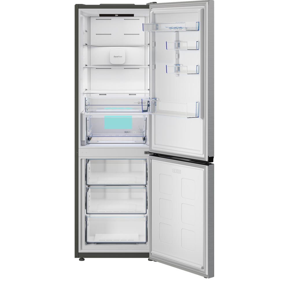 Combina frigorifica BEKO B5RCNA376HXB1, No Frost, 370 l, H 186.5 cm, Clasa C, inox