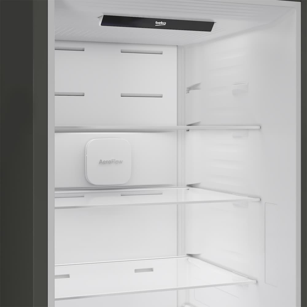 Combina frigorifica BEKO B5RCNA376HXB1, No Frost, 370 l, H 186.5 cm, Clasa C, inox