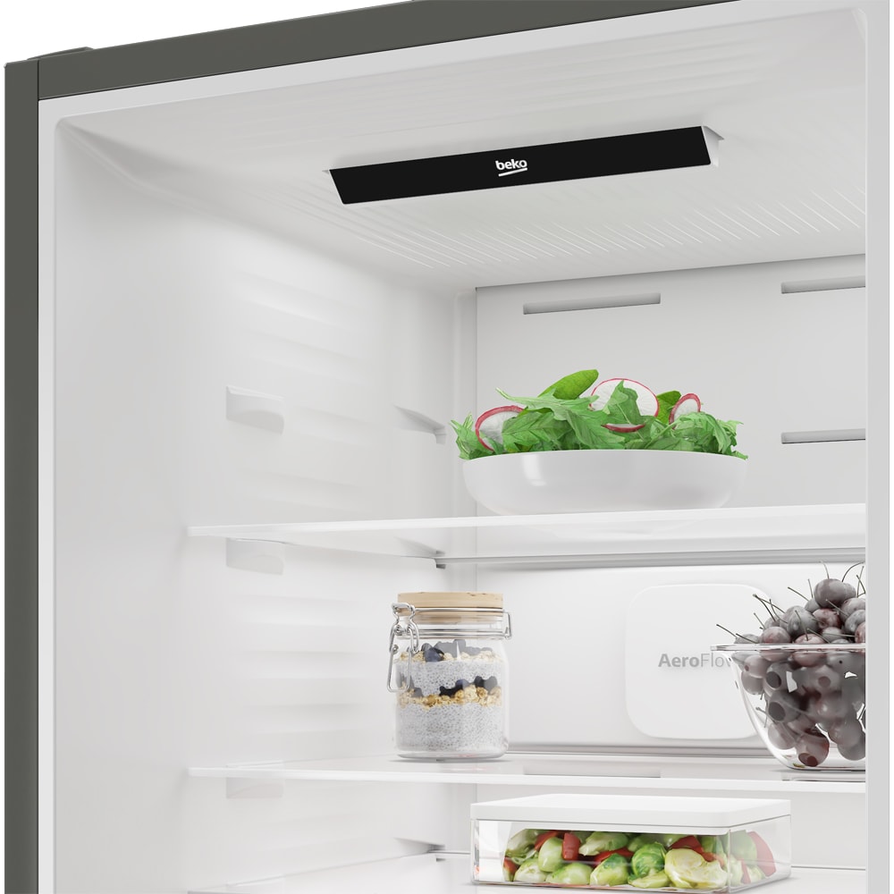 Combina frigorifica BEKO B5RCNA376HXB1, No Frost, 370 l, H 186.5 cm, Clasa C, inox