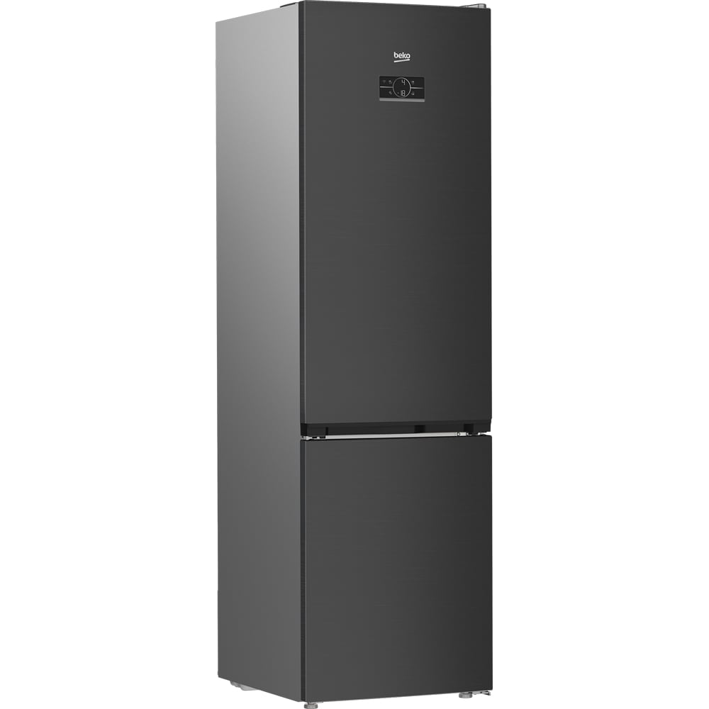 Combina frigorifica BEKO B5RCNA416HXBRW, No Frost, 415 l, H 203.5 cm, Clasa C, Wi-Fi, dark inox