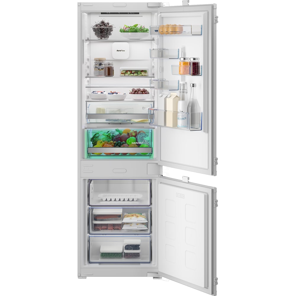 Combina frigorifica incorporabila BEKO B7BCNA296HS, No Frost, 270 l, H 177.5 cm, Clasa C, Wi-Fi