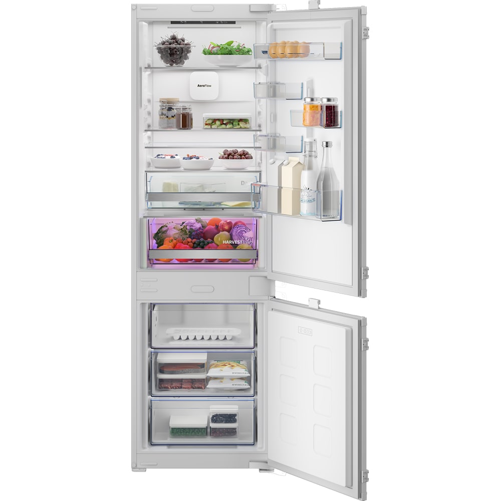 Combina frigorifica incorporabila BEKO B7BCNA296HS, No Frost, 270 l, H 177.5 cm, Clasa C, Wi-Fi