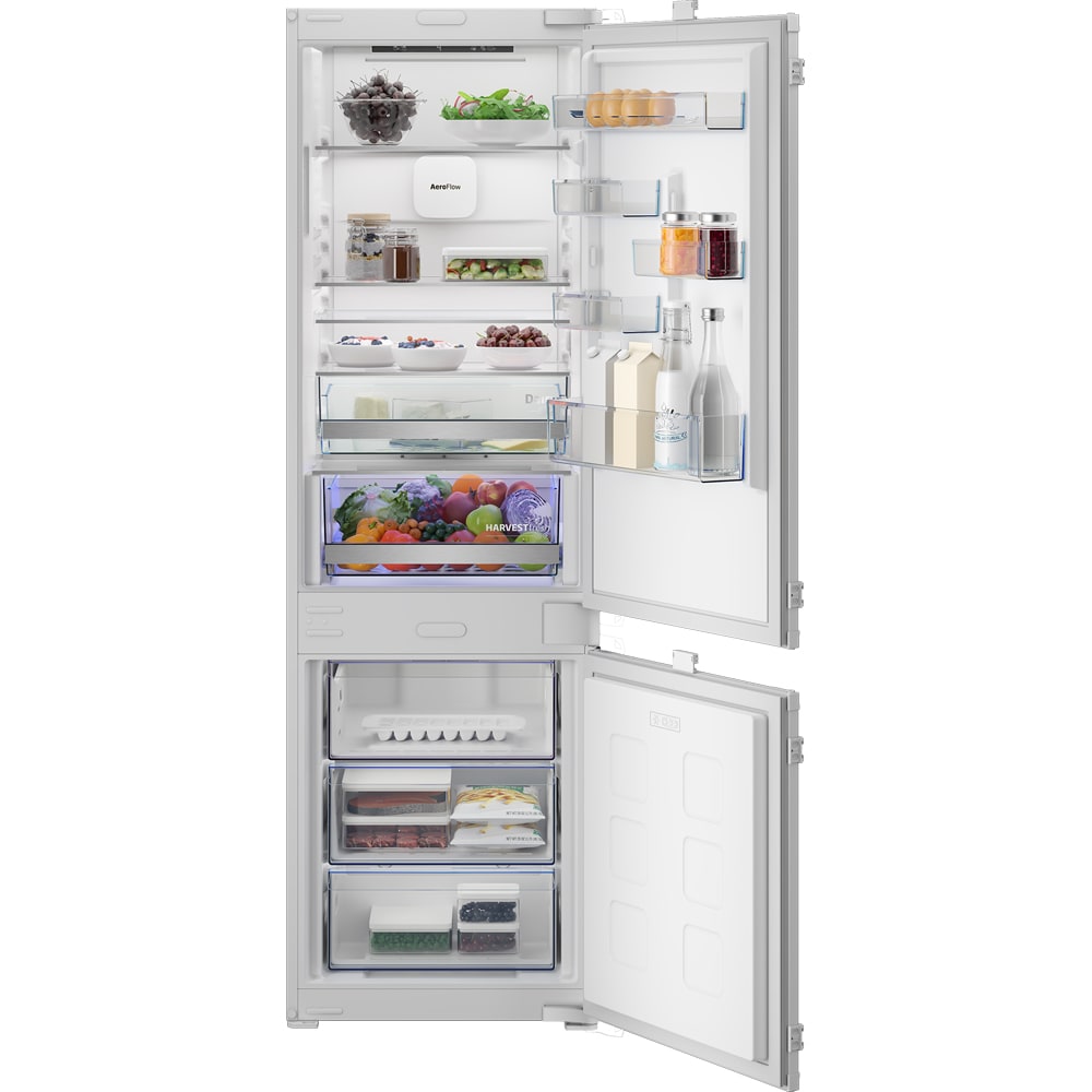 Combina frigorifica incorporabila BEKO B7BCNA296HS, No Frost, 270 l, H 177.5 cm, Clasa C, Wi-Fi