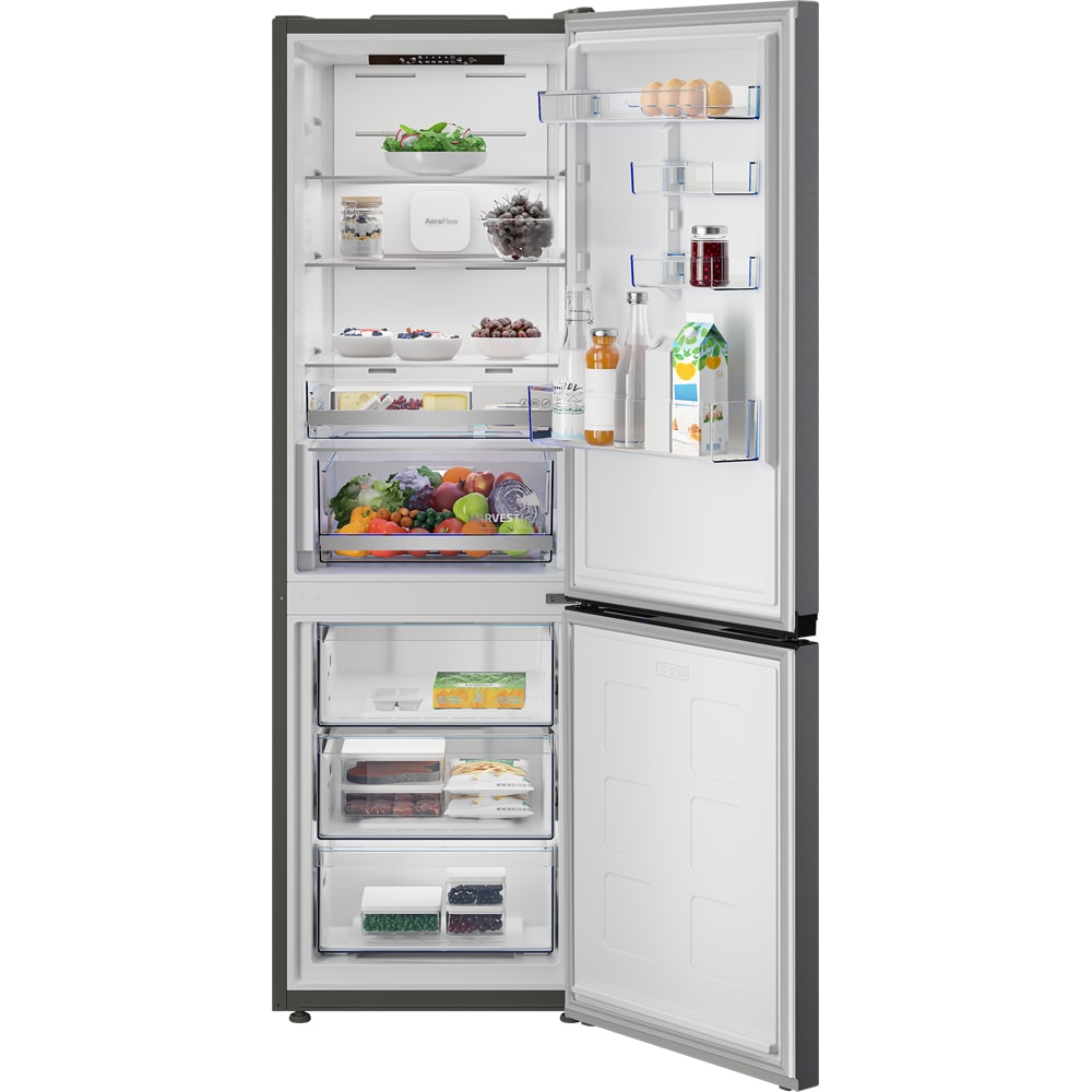 Combina frigorifica BEKO B7RCNA377HXP, No Frost, 370 l, H 186.5 cm, Clasa B, inox