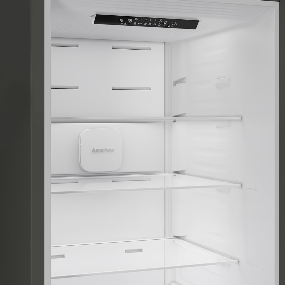 Combina frigorifica BEKO B7RCNA377HXP, No Frost, 370 l, H 186.5 cm, Clasa B, inox