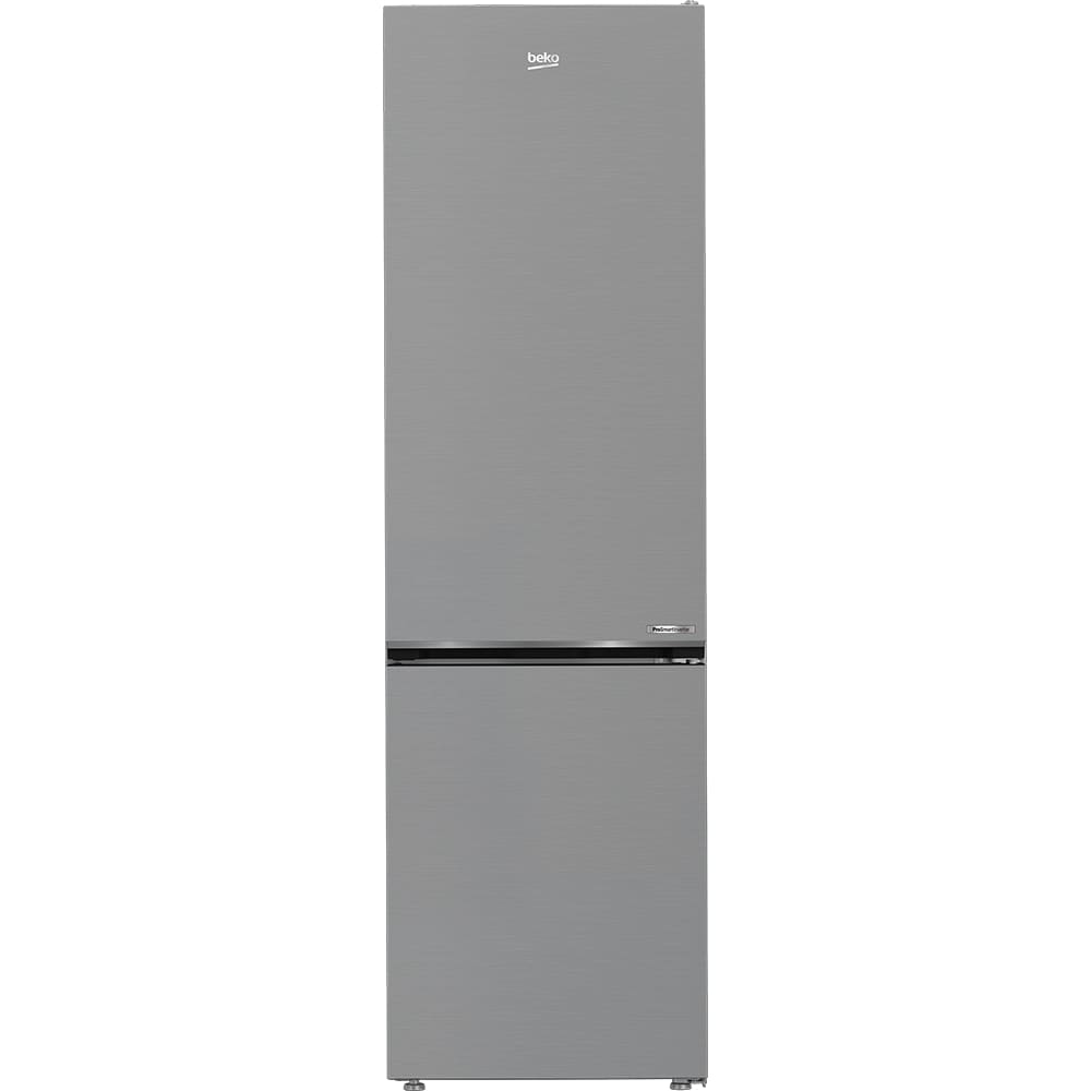 Combina frigorifica BEKO B7RCNA408HXP, No Frost, 355 l, H 203.5 cm, Clasa A, argintiu