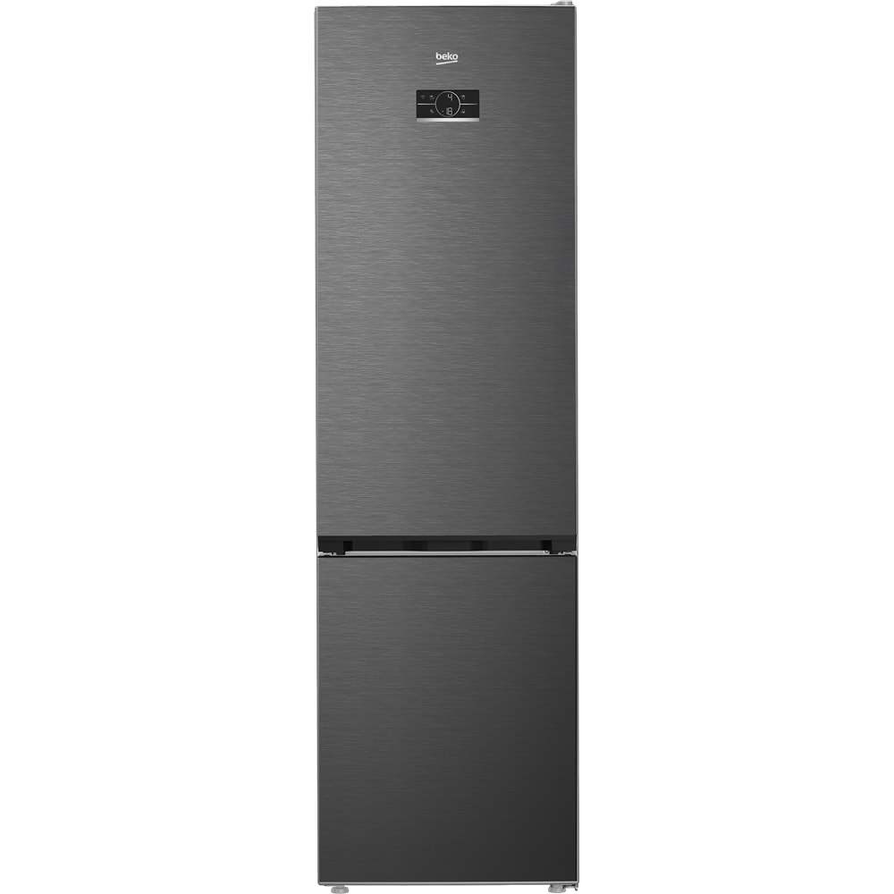 Combina frigorifica BEKO B7RCNA417HXBRW, No Frost, 415 l, H 203.5 cm, Clasa B, dark inox