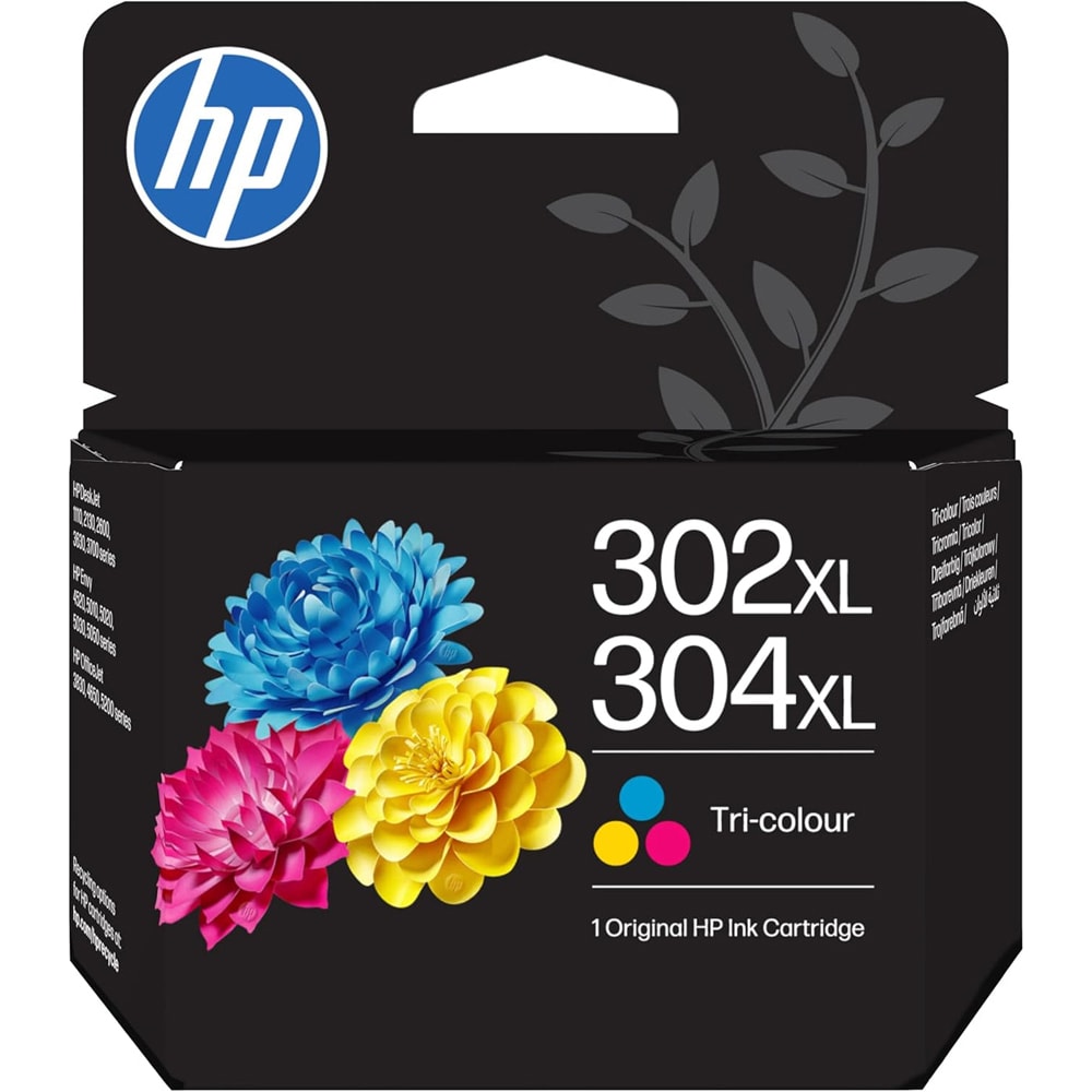 Cartus original HP 302/304 XL (B7RT8AE), tricolor    