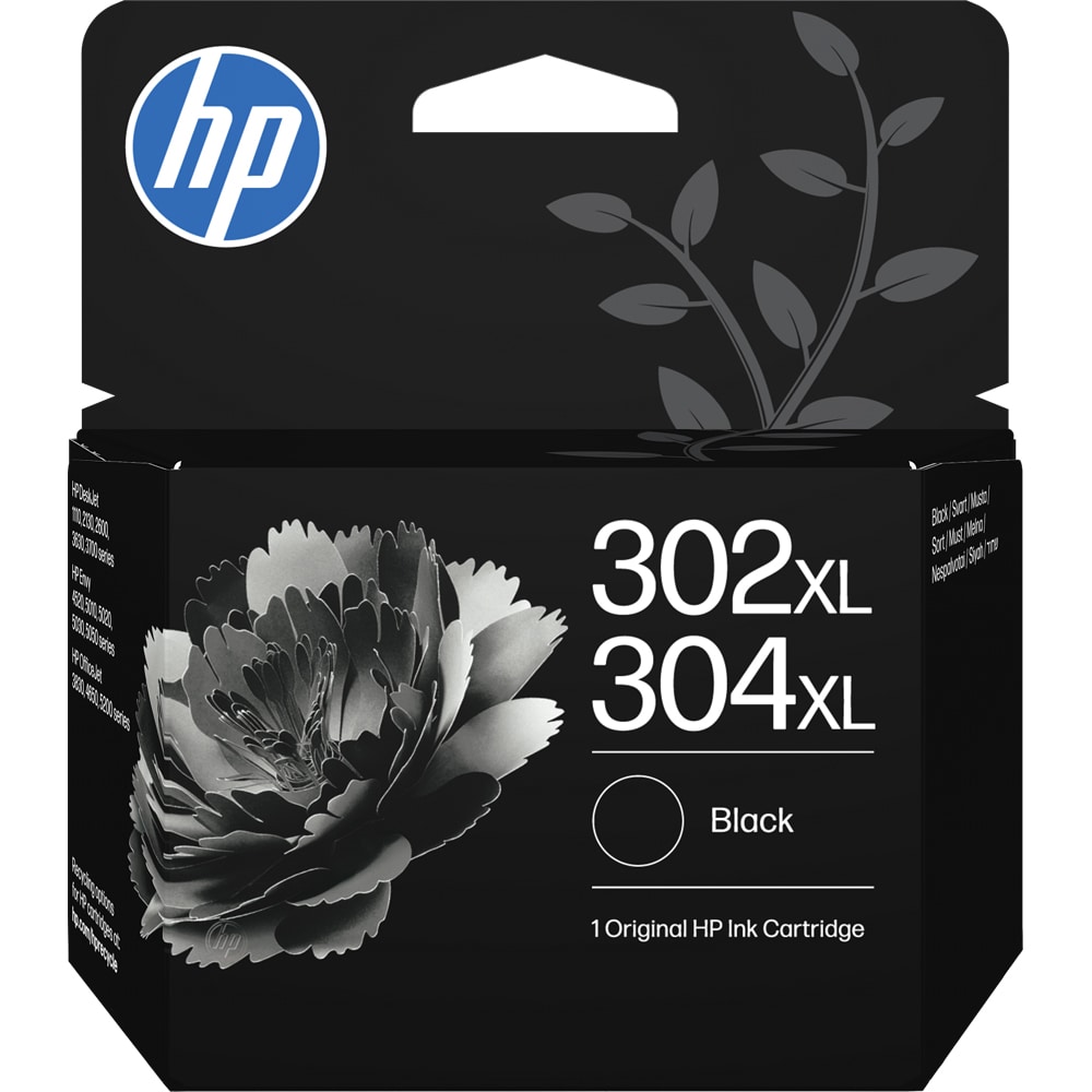 Cartus original HP 302/304 XL (B7RT9AE), negru