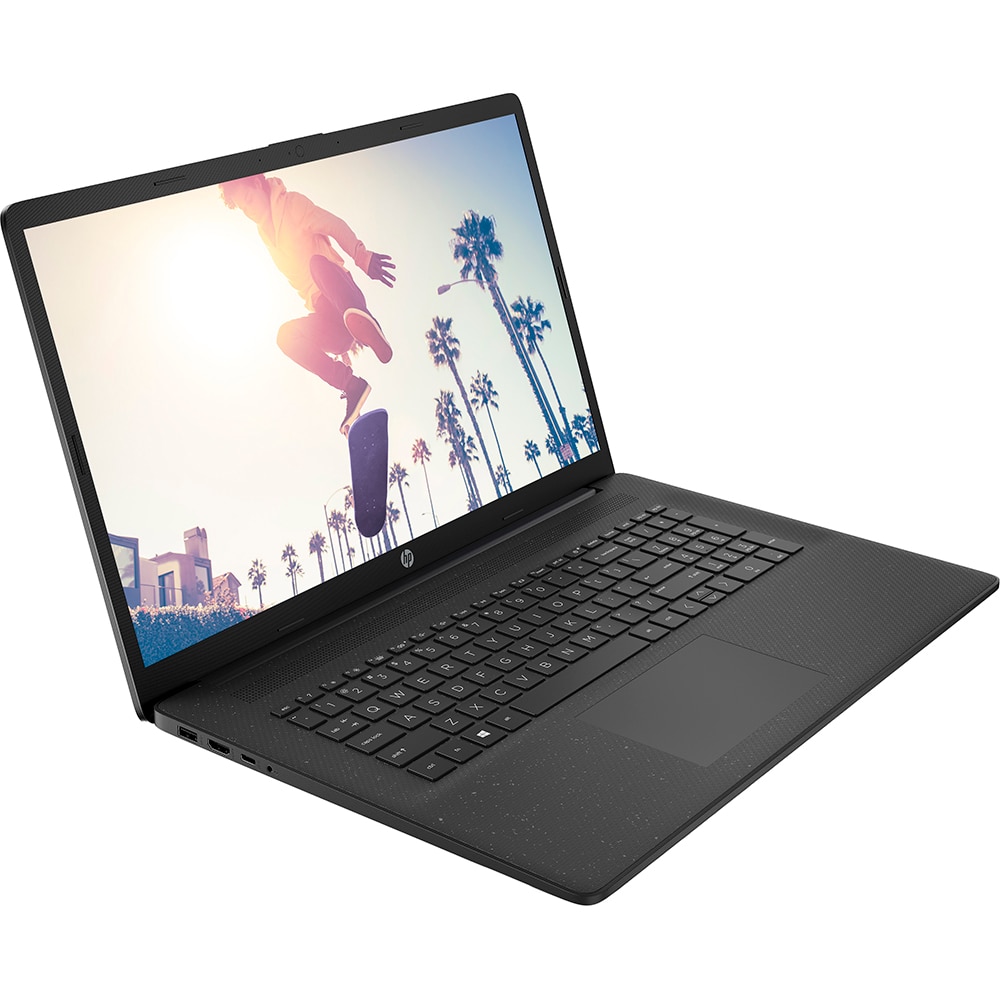 Laptop HP 17-cn3004nq, Intel Core i5-1334U pana la 4.6GHz, 17.3" Full HD, 16GB, SSD 1TB, Intel Iris Xe Graphics, Free DOS, argintiu