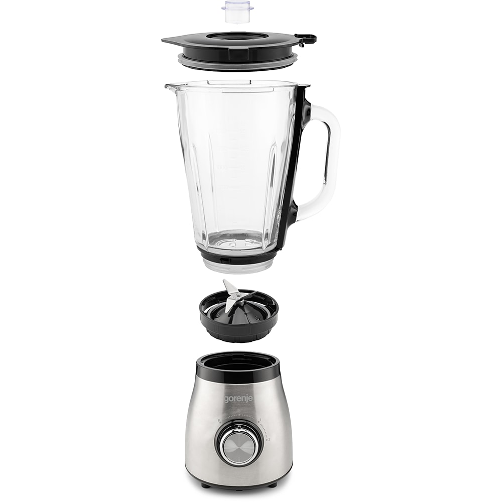 Blender GORENJE B800BE, 1.5l, 800W, 2 trepte viteza, argintiu-negru