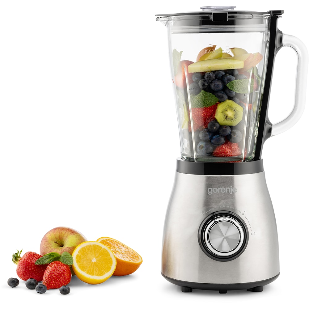 Blender GORENJE B800BE, 1.5l, 800W, 2 trepte viteza, argintiu-negru