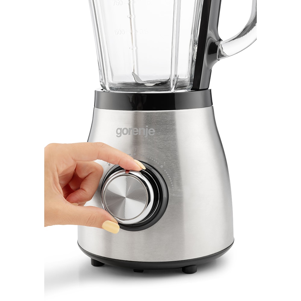 Blender GORENJE B800BE, 1.5l, 800W, 2 trepte viteza, argintiu-negru