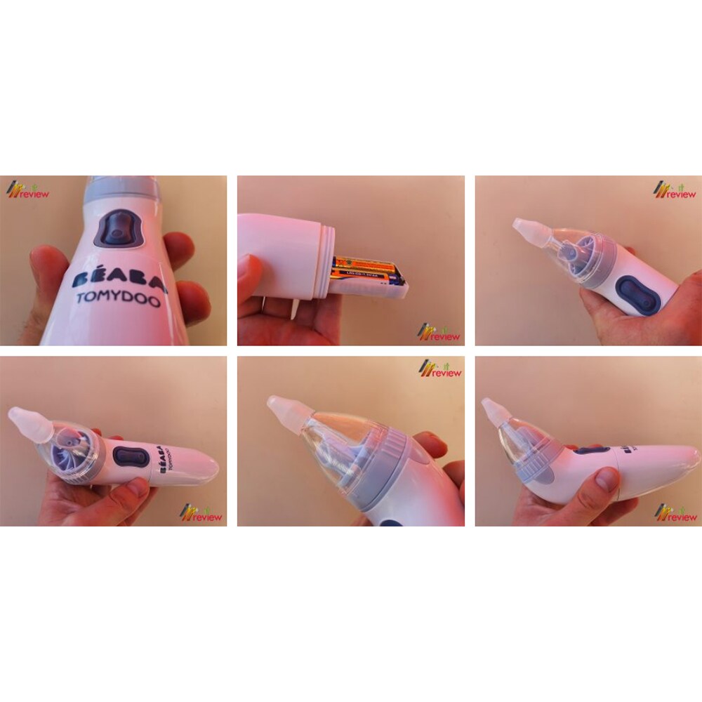 Aspirator nazal BEABA Tomydoo Mineral B920312, alb