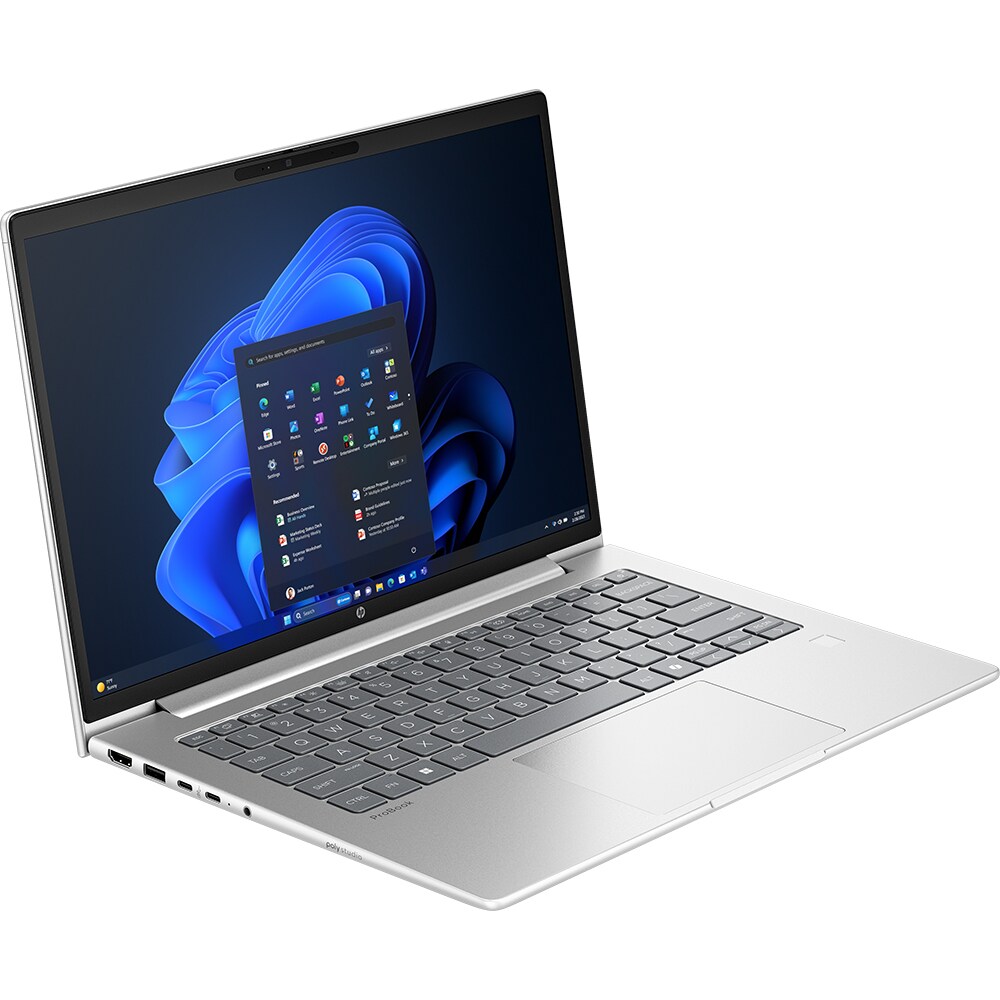 Laptop HP ProBook 4 G1a, AMD Ryzen 7 250 pana la 5GHz, 16" WUXGA, 24GB, SSD 1TB, AMD Radeon 780M, Windows 11 Pro, argintiu