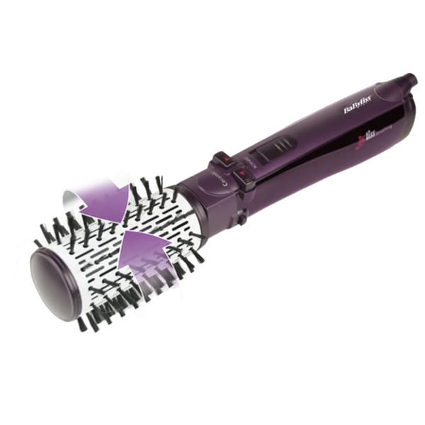 Perie rotativa BABYLISS Beliss 2736E, 1000W, 2 viteze, Tehnologie pe baza de ioni, violet