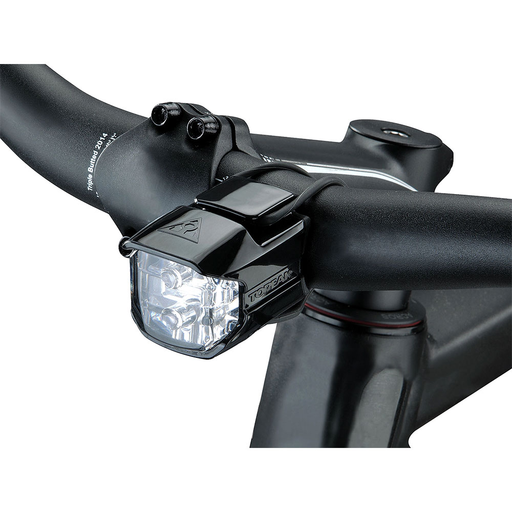 Faruri bicicleta TOPEAK Highlite Combo Race TPK42303, 2 x LED, negru