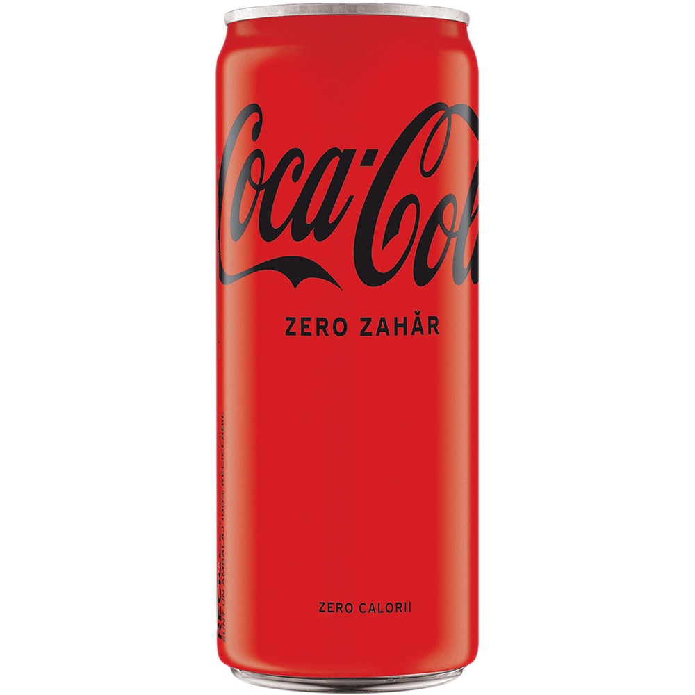Bautura racoritoare carbogazoasa COCA-COLA Zero Zahar bax 0.33L x 6 doze
